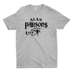 Alan Parsons Live Tee (gray, natural or white)