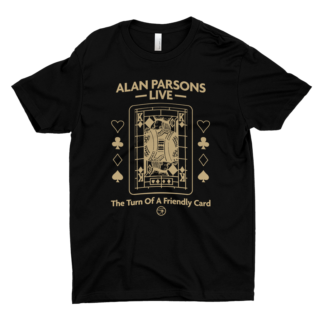 The Turn of A Friendly Card Tee (Black or Maroon) | Alan Parsons Live The Turn of A Friendly Card Tee (Black or Maroon) | Alan Parsons Live